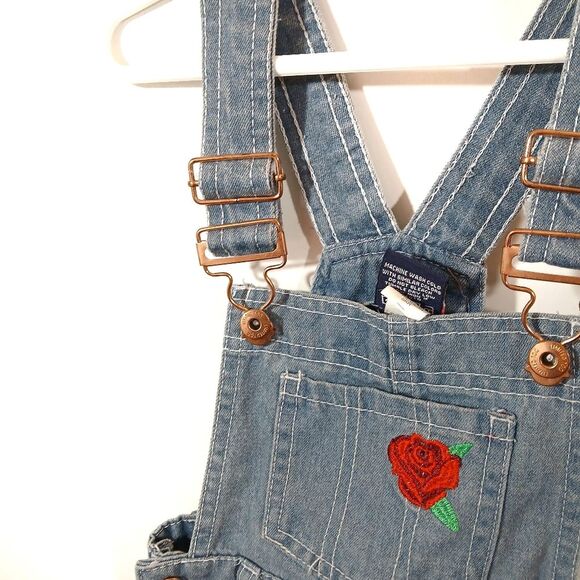 Limited Too Floral Shorts Overalls - Picture 4 of 7